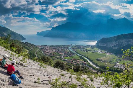 Reisen Garda Trentino Wandern in den Bergen