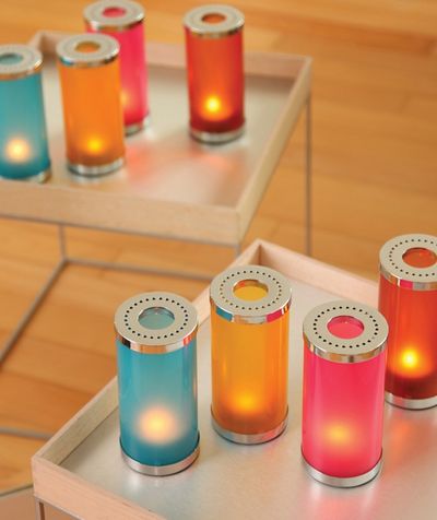 Aromalampen verschiedene Farben