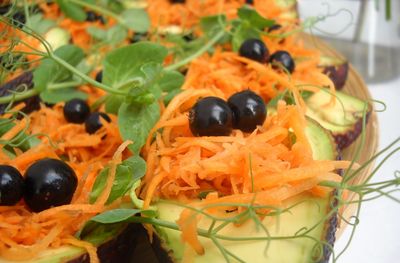 Rohkostwerk Avocado Moehre Sprossen