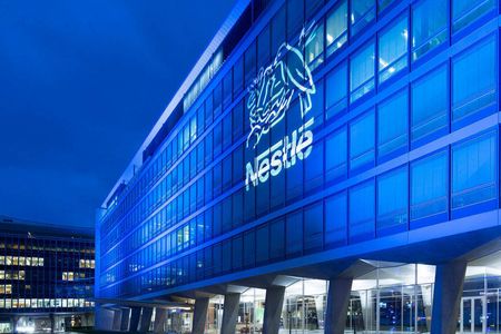 Der Nestlé-Hauptsitz in Vevey in der Schweiz