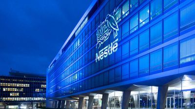 Der Nestlé-Hauptsitz in Vevey in der Schweiz