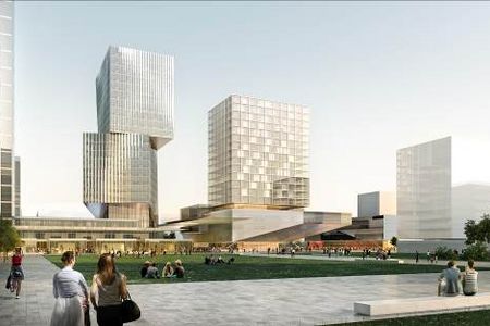 Zukunftsprojekt im Quartier Zwei des neuen Stadtteils Reininghaus in Graz Oesterreich