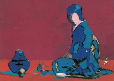 Ausstellung in Berlin von Alexander Schmitt mit Objekten von Beatrice Jugert  "THE TEAHOUSE OF THE AUGUST MOON"