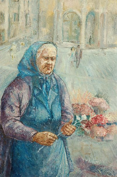 ausstellung von Heide Liesaus in der galerie in der burg