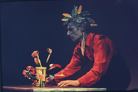 Horst Glaesker LEBENDE BILDER im Gastieg-Theater Muenchen GRENZGAENGE 1990