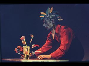 Horst Glaesker LEBENDE BILDER im Gastieg-Theater Muenchen GRENZGAENGE 1990