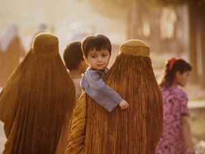 Afghanistan nach dem Abzug der sowjetischen Truppen, 1989 in der Innenstadt von Kabul