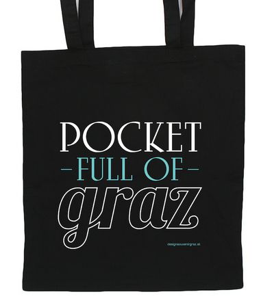 Stil GRAZ Stofftasche schwarz