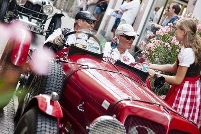 Highlight der Oldtimer-Rallye Suedtirol Classic Schenna