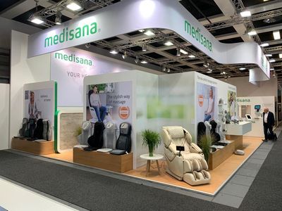 Schon der Messestand von Medisana auf der IFA 2019 machte Eindruck auf die Besucher