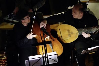 Session mit Barockmusik beim 6. AEQUINOX Festival