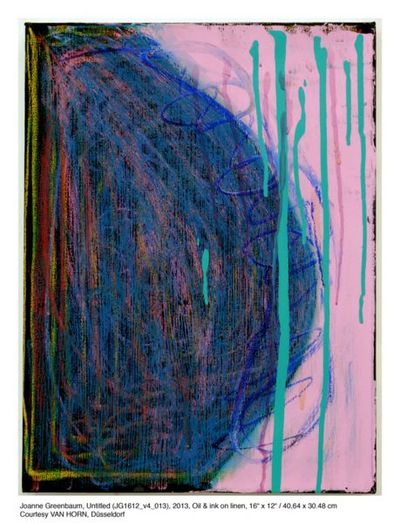 ausstellung von  JOANNE GREENBAUM in van horn duesseldorf