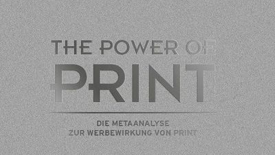 Unternehmen, die waehrend des Digitalhypes nicht blindlings alles in die Digitalwerbung steckten, profitieren von Print