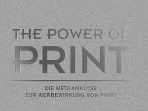 Unternehmen, die waehrend des Digitalhypes nicht blindlings alles in die Digitalwerbung steckten, profitieren von Print