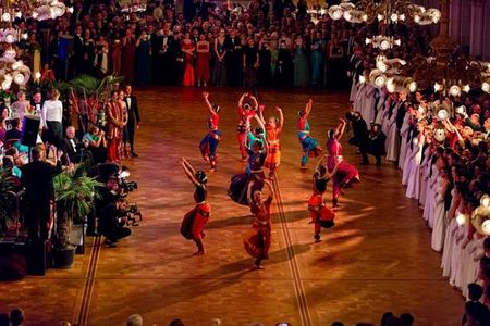 Das beherrschende Ereignis der sommerlichen Baelle in Wien ist der Concordia Ball