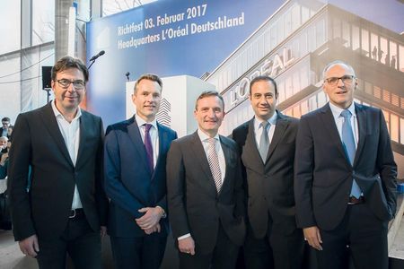Einweihung des neuen L’Oréal Firmengebaeudes