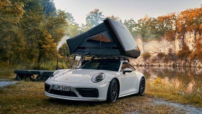 Porsche-Fahrer atmen auf: Bequemes Dach überm Kopf – auch in der Wildnis