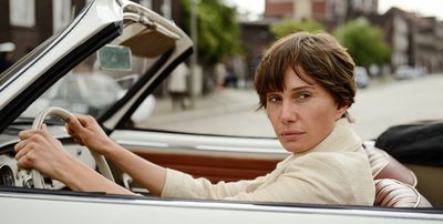 Film Banklady Nadeshda Brennicke im Auto Film Banklady Nadeshda Brennicke im Auto