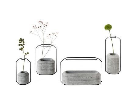 Stil- Betonvasen-Kollektion Weight Vases