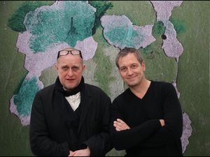 Stephan Kaluza und Dieter Nuhr freuen sich auf Kunstinteressierte Stephan Kaluza und Dieter Nuhr freuen sich auf Kunstinteressierte