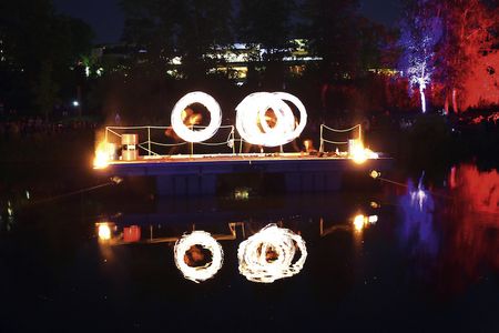 Reisen Lichterfest Bad Rappenau Feuerspektakel