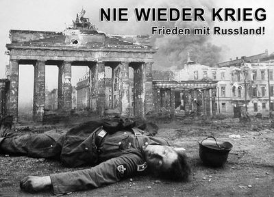 Nie wieder Krieg.