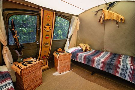 Reisen Glamping USA Zimmer