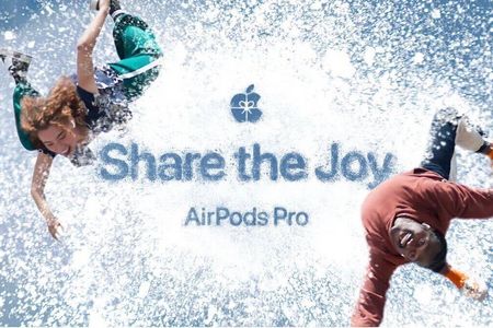 Teile die Freude die Weihnachtsbotschaft 2022 von Apple