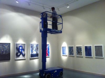 Ausstellungsraum von Gila Abutalebi.