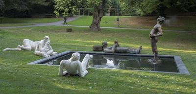 Nicole Eisenman Sketch for a Fountain  Skulptur Projekte Muenster 2017