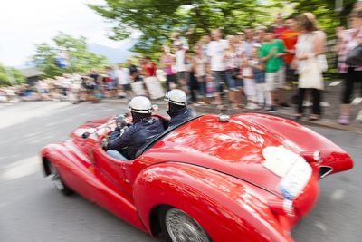 Reisen Schenna Oldtimer Start