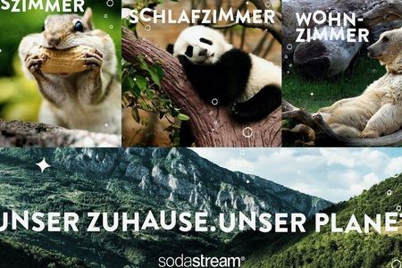 Die Natur im Fokus Sodastream ruft zum Plastikverzicht auf