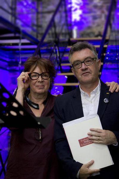 Gabriele Forberg-Schneider Vorsitzende des Kuratoriums und Eamonn Quinn