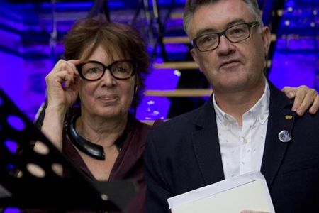 Gabriele Forberg-Schneider Vorsitzende des Kuratoriums und Eamonn Quinn