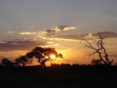 Botswana Sonnenuntergang