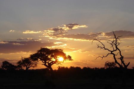 Botswana Sonnenuntergang