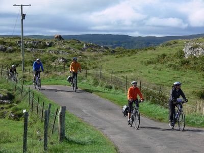 Fahrradtour Trekking Fahrrad mit Aussicht