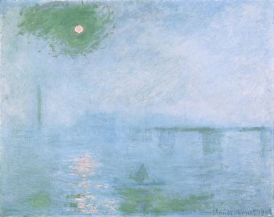 Claude Monet, Charing Cross Bridge in der Fondation Beyeler