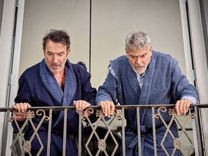 George Clooney und Jean Dujardin