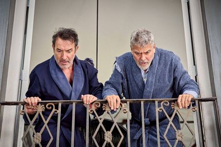 George Clooney und Jean Dujardin