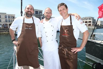 Essen und Trinken Sail & Cooking Challenge Glueckliche Koeche