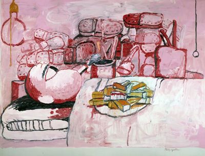 PHILIP GUSTON. DAS GROSSE SPAETWERK ausstellung in der schirn kunsthalle