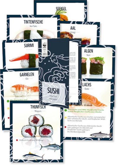 Der erste Sushi-Ratgeber des WWF verrät jetzt mittels Ampelsystem, welche der japanischen Fischhäppchen man mit gutem Gewissen genießen kann.