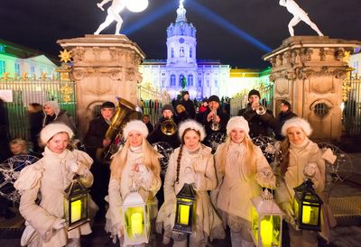 Weihnachtmarkt vor dem Schloss Charlottenburg