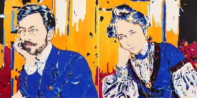 Wassily Kandinsky und Gabriele Muenter