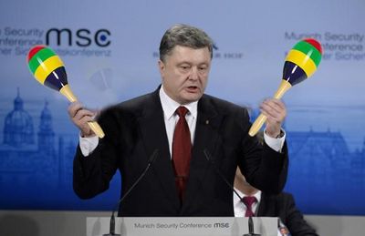 Petro Poroschenko auf der Sicherheitskonferenz.