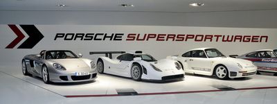 Porsche-Museum, Sonderschau 60 Jahre Supersportwagen.