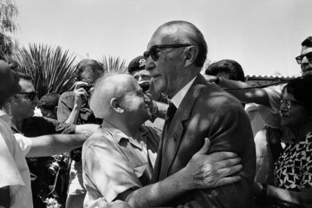 Konrad Adenauer besucht David Ben-Gurion