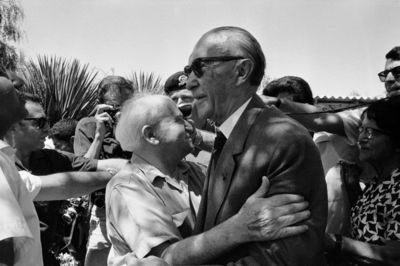Konrad Adenauer besucht David Ben-Gurion