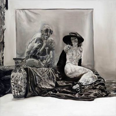 Bilder der Kuenstlergruppe ARTISTS ANONYMOUS, es geht um die Kunst und nicht um den Kuenstler